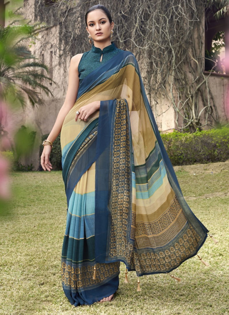 Lilly Vol 2 Georgette Fancy Designer Casual Wear Saree Collection 26801-26812